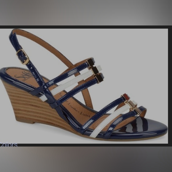 Sofft Woman's Posh Sandals Size 6 Navy Blue and White. - Picture 14 of 14